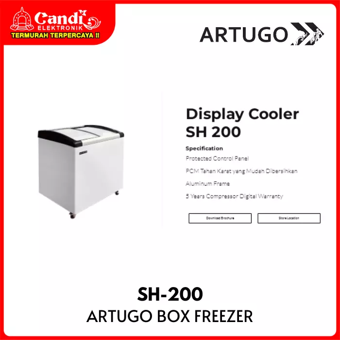 BOX FREEZER SLIDING DOOR ARTUGO
